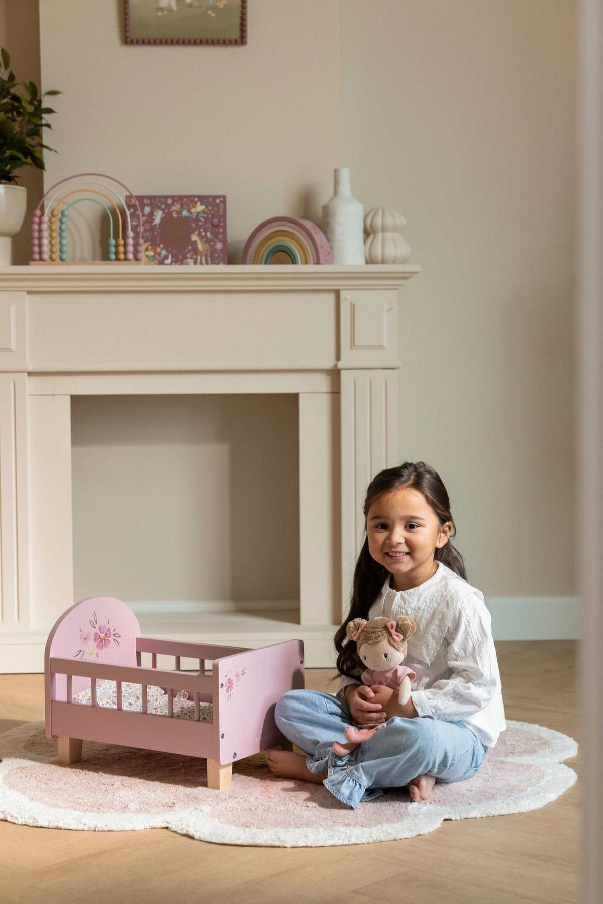 Kuschelpuppe Rosa