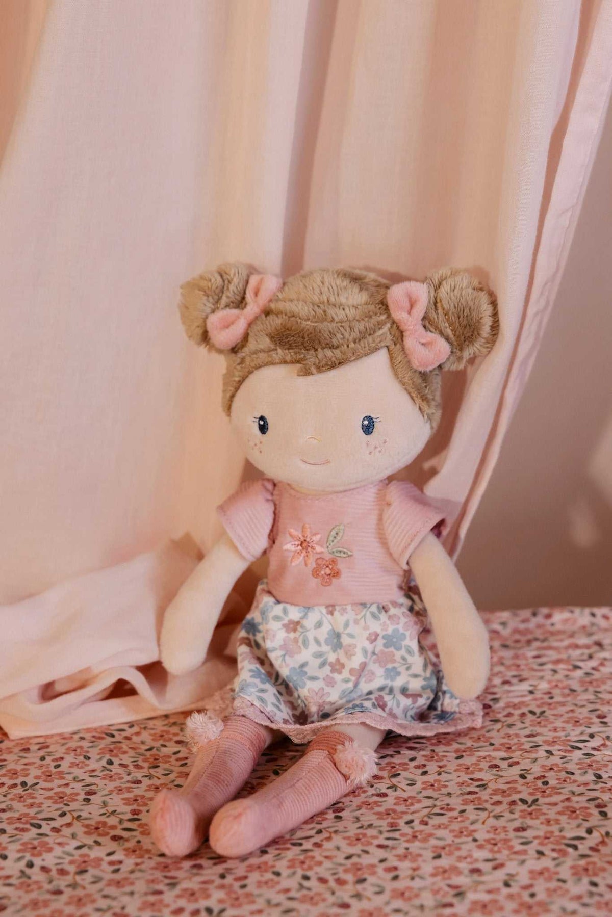 Kuschelpuppe Rosa