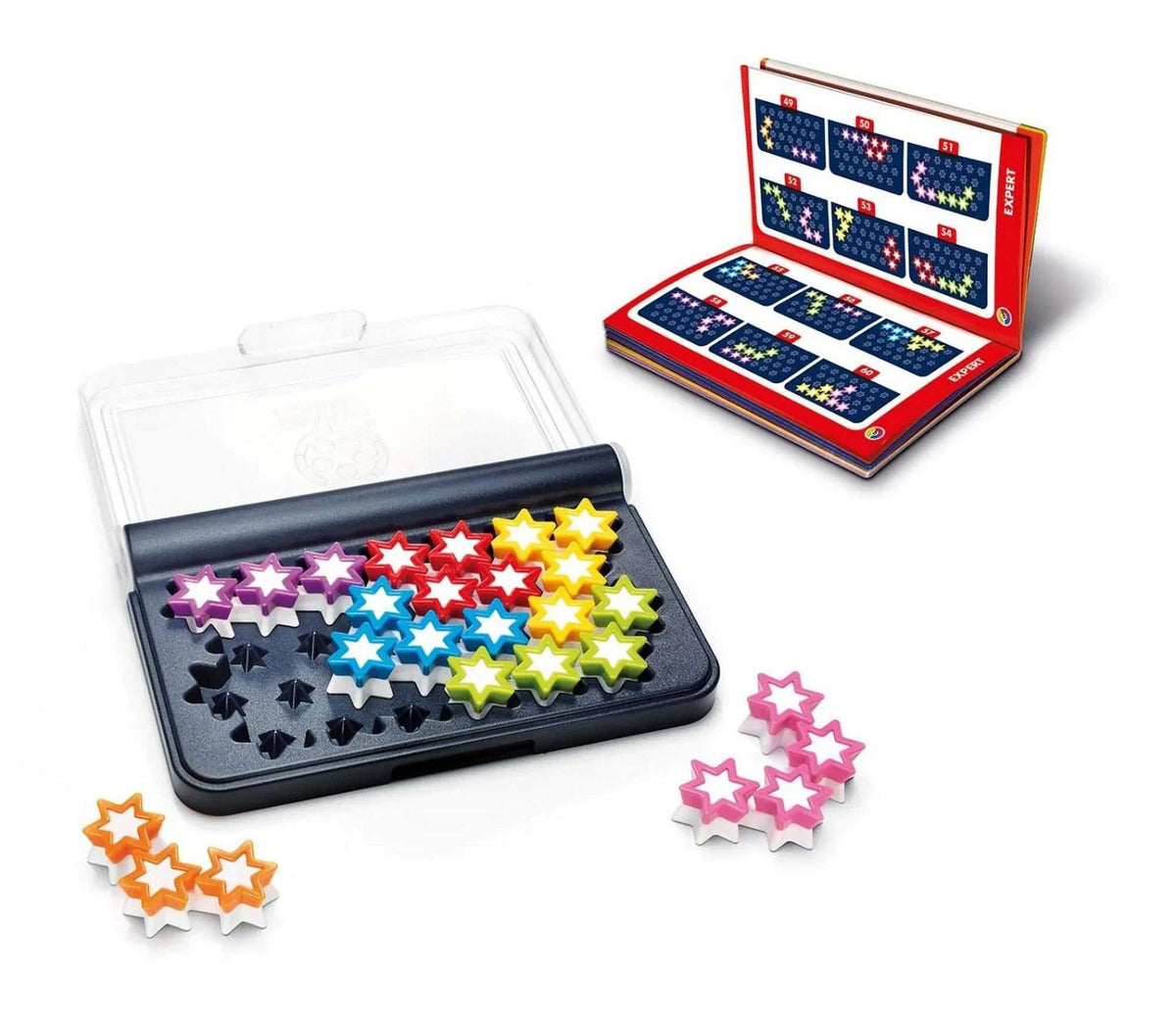 IQ Stars Denkspiel für Kinder mit 120 Aufgaben zur Förderung von Konzentration und logischem Denken