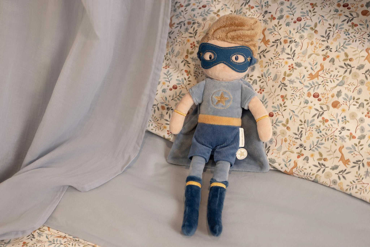 Kuschelpuppe Superheld Jim