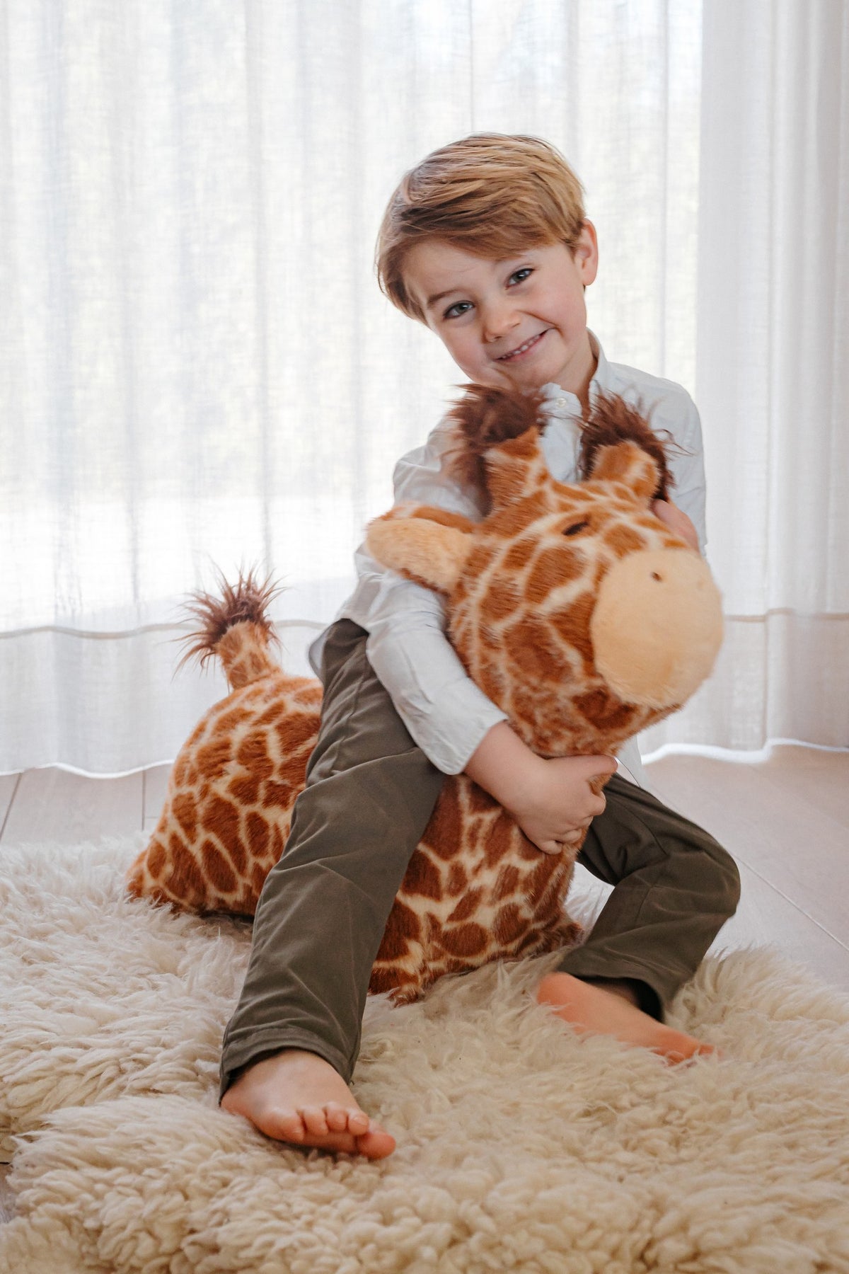 Hüpf-Tier Giraffe