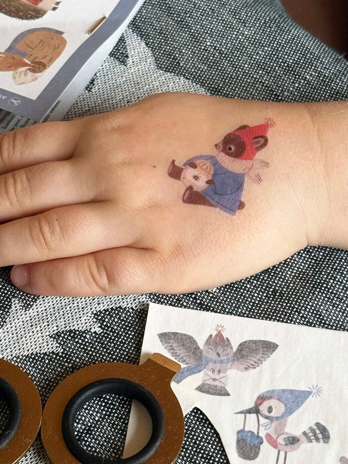 Tattoos "Waldtiere im Winter"