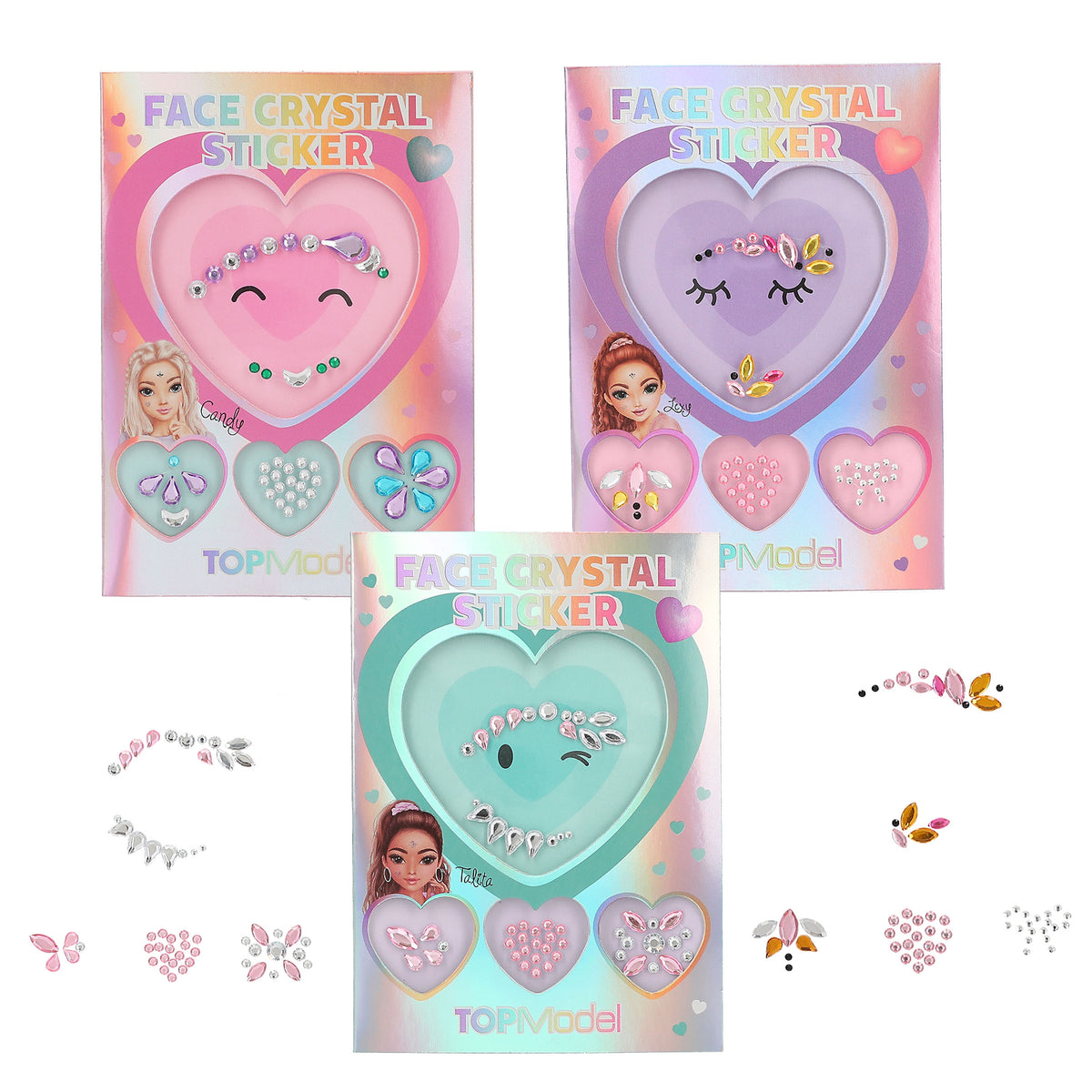 TOPModel Face Crystal Sticker