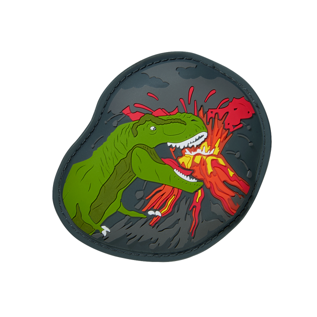 MAGIC MAGS FLASH Dino Keno leuchtende Applikation für Schulranzen mit Magnetfläche