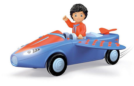 Siku Schwungradmotor Flugzeugspielzeug Bill Breezy mit beweglicher Spielfigur und Licht-Soundeffekten