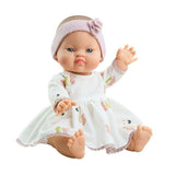 Johana Paola Reina Puppe 34cm mit süßem Gesicht, Vanilleduft und Spitzenkleid