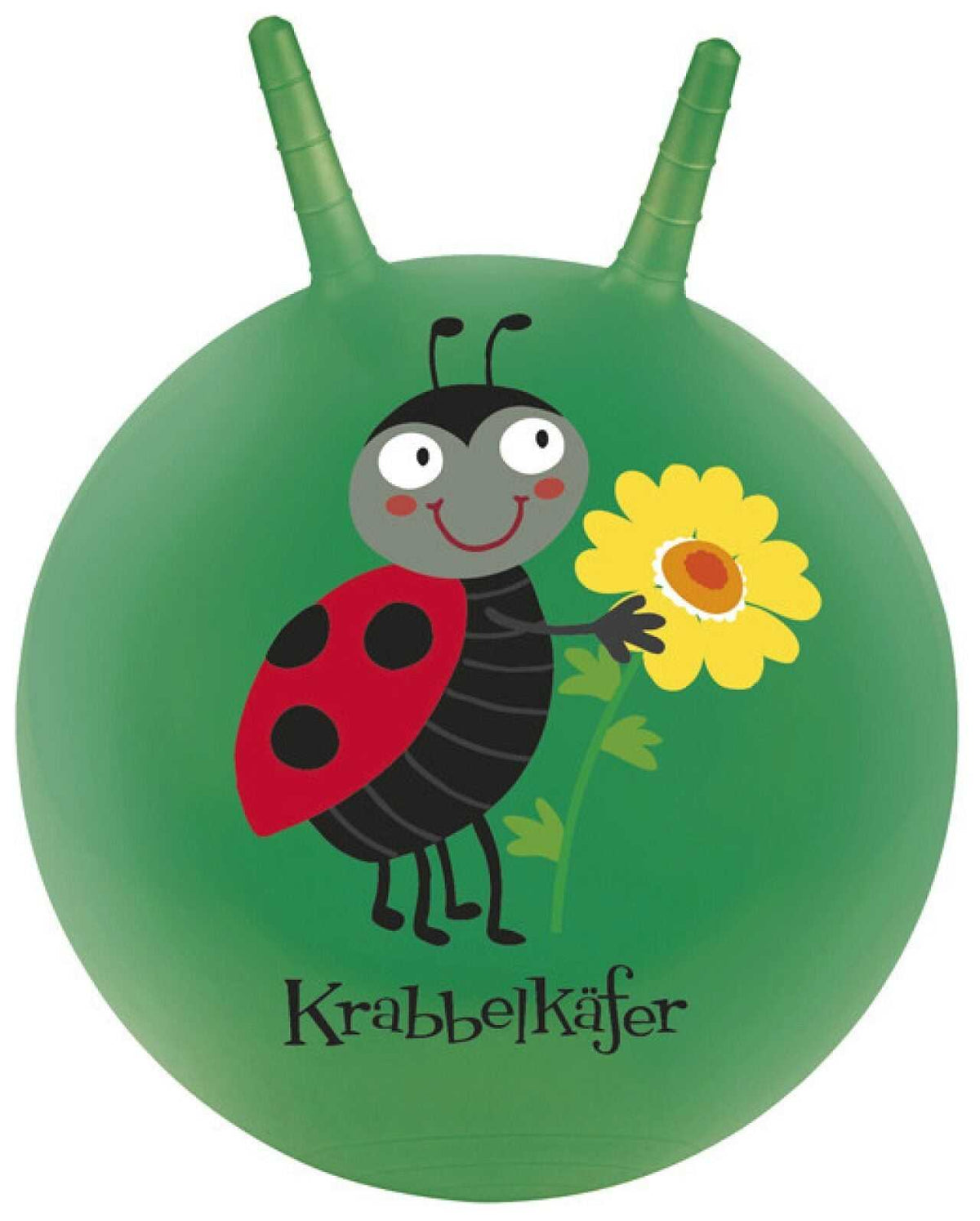Roter Sprungball Krabbelkäfer 45cm für Kinder mit Gleichgewichtstraining