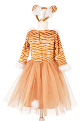 Tigerkostüm Thara + Haarreif 8-10 Jahre