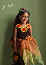 Waldhexe Sabrina/ Kleid + Hut 5-7Jahre