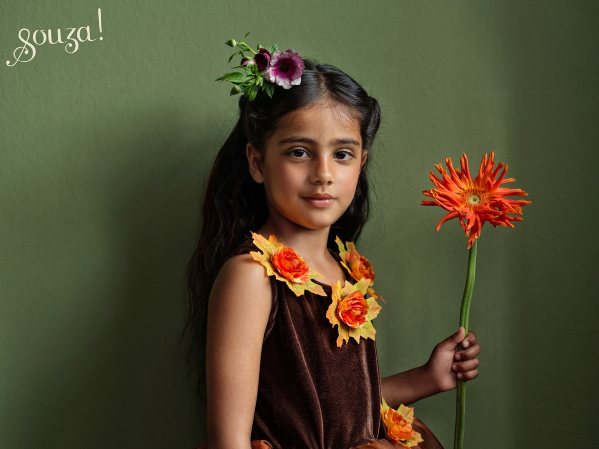 Waldhexe Sabrina/ Kleid + Hut 5-7Jahre