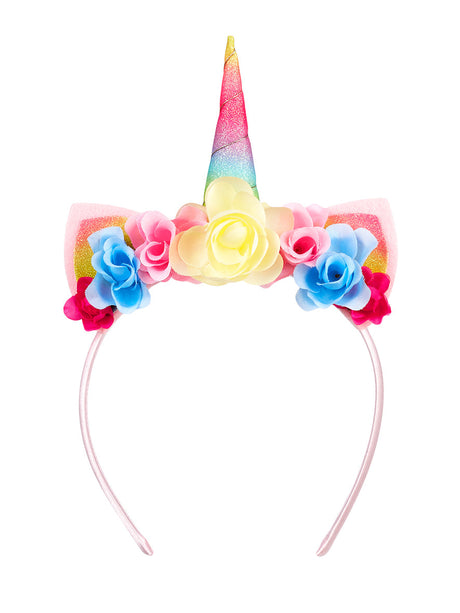 Bunter Haarreif Einhorn mit Regenbogenfarben für Kinder, Einheitsgröße, von Souza