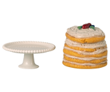 Partykuchen und Kuchenplatte, Maus – Off Weiß