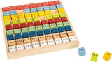 Buntes Holz-Zahlenspiel Kunterbuntes 1 x 1 Educate für Kinder ab 6 Jahren zum spielerischen 1x1 Lernen