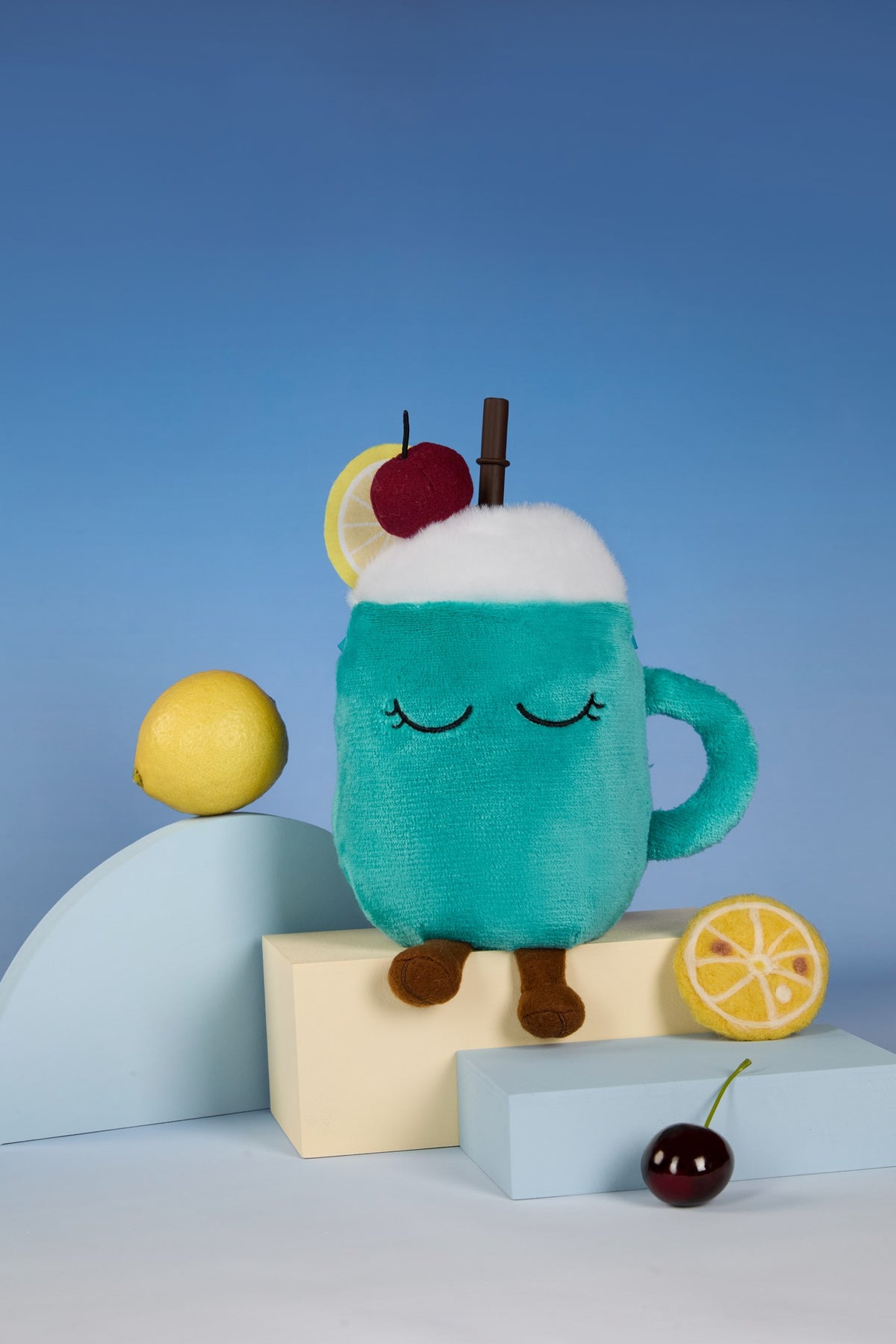 Trinkbecher mit Plüschbezug - Pina die Party Puff Fuzzie