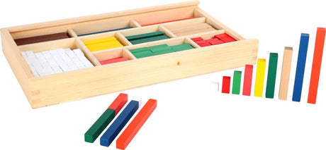 Rechenstäbchen Small Foot Lernbox aus Holz für Kinder ab 4 Jahren zum Rechnenlernen