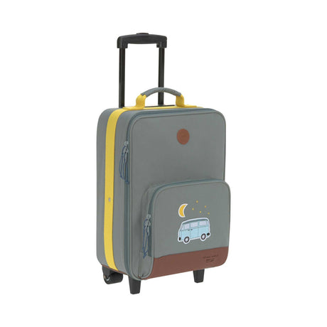 Kinderkoffer von Lässig mit großer Tasche, wasserabweisend und verstellbarem Griff für Kinder ab 3 Jahren