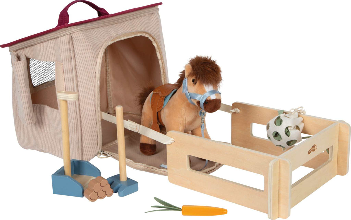 Spielset Pferd mit Stall & Zubehör