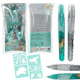Dino World Tattoo Glitzer Gelstift