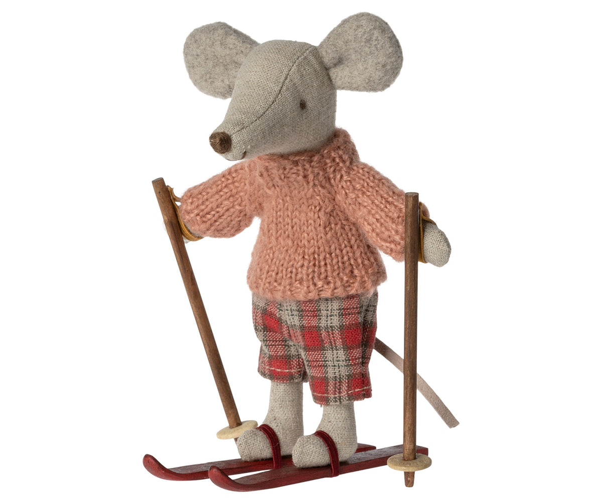 Wintermaus mit Ski, Große Schwester