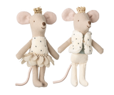 Königliche Zwillingsmäuse, kleine Schwester & Bruder