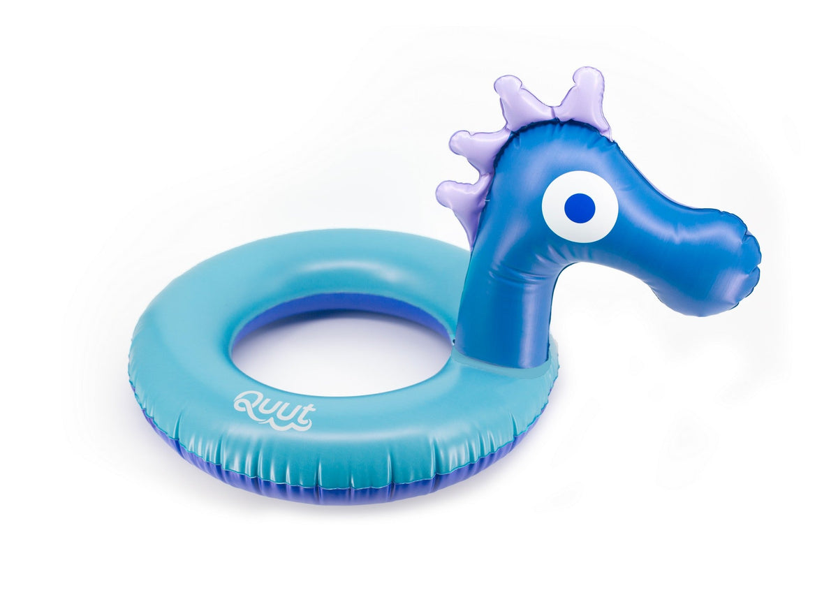 Schwimmring Seepferdchen aus strapazierfähigem Vinyl für Kinder ab 18 Monaten, recycelbar und phthalatfrei