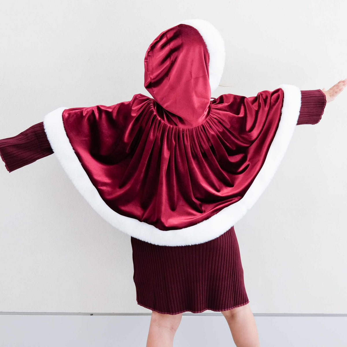 Weihnachtsumhang Mrs. Claus