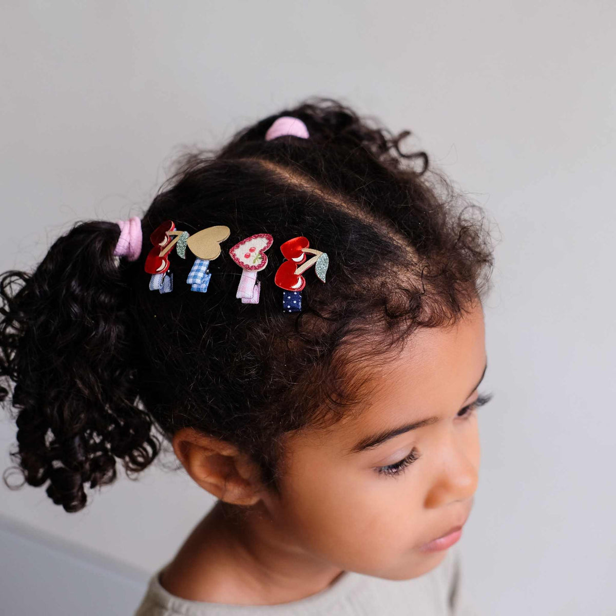 Haarclips Mini Kirschen