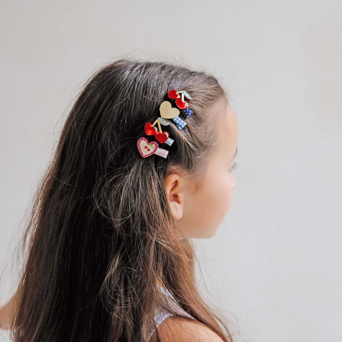 Haarclips Mini Kirschen