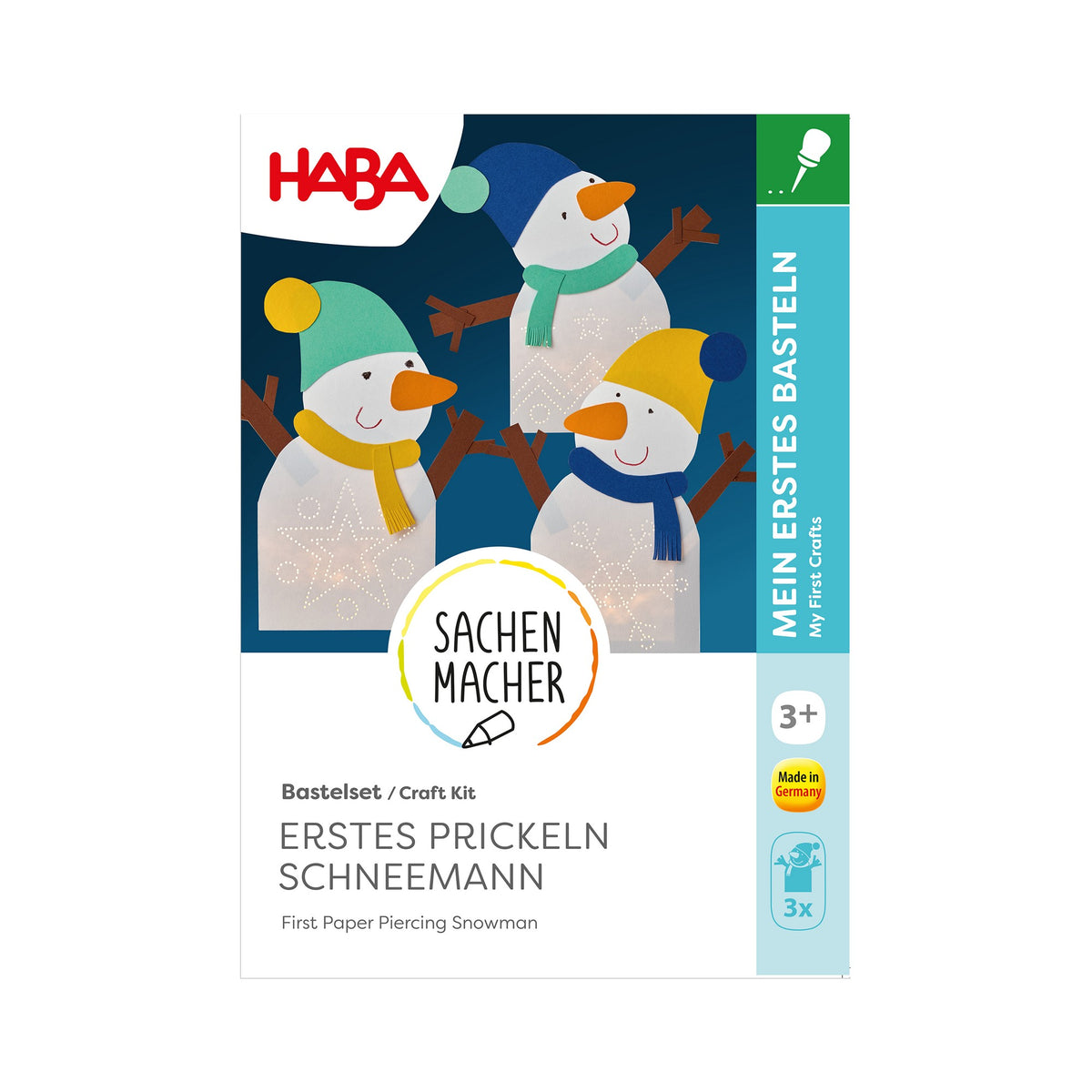 Bastelset - Erstes Prickeln Schneemann