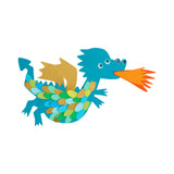 Bastelset - Klebebild Drachen