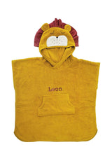 Poncho Löwe Mustard