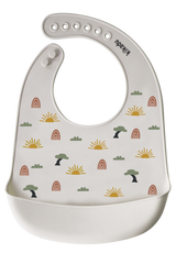 Silikon Lätzchen Giraffe Natur