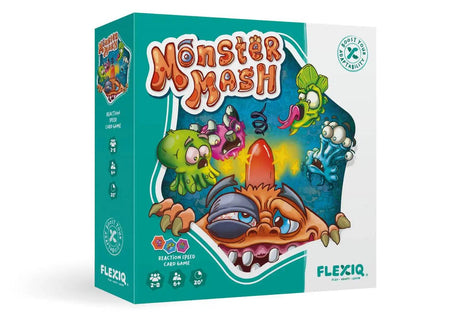 Monster Mash Kartenspiel von FlexiQ mit bunten Monsterkarten für Kinder ab 6 Jahren