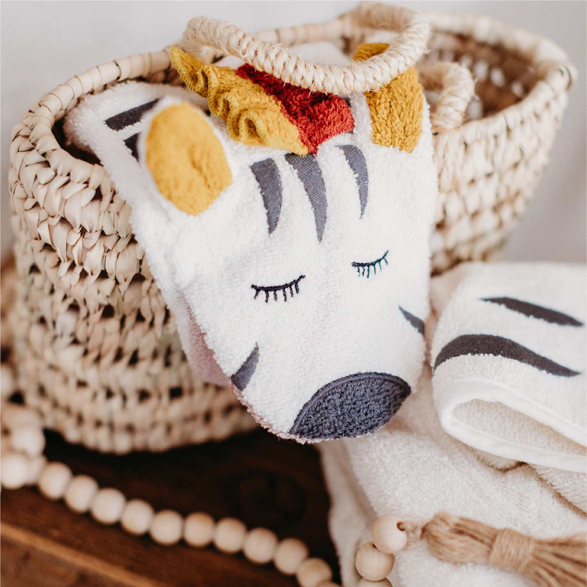 Waschlappen Zebra