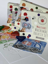 Magisches Wachsmal- Kreativ Fahrzeuge