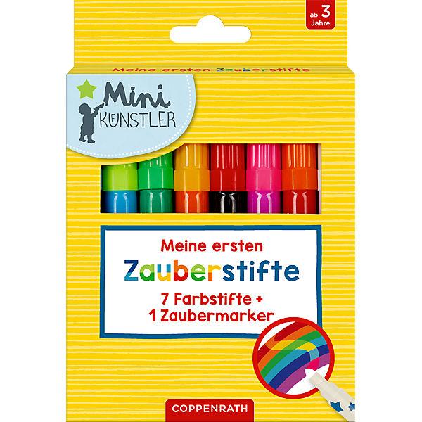 Djeco Meine ersten Zauberstifte Set mit 7 Farbstiften und 1 Farbwechsel-Zaubermarker Modell 72650