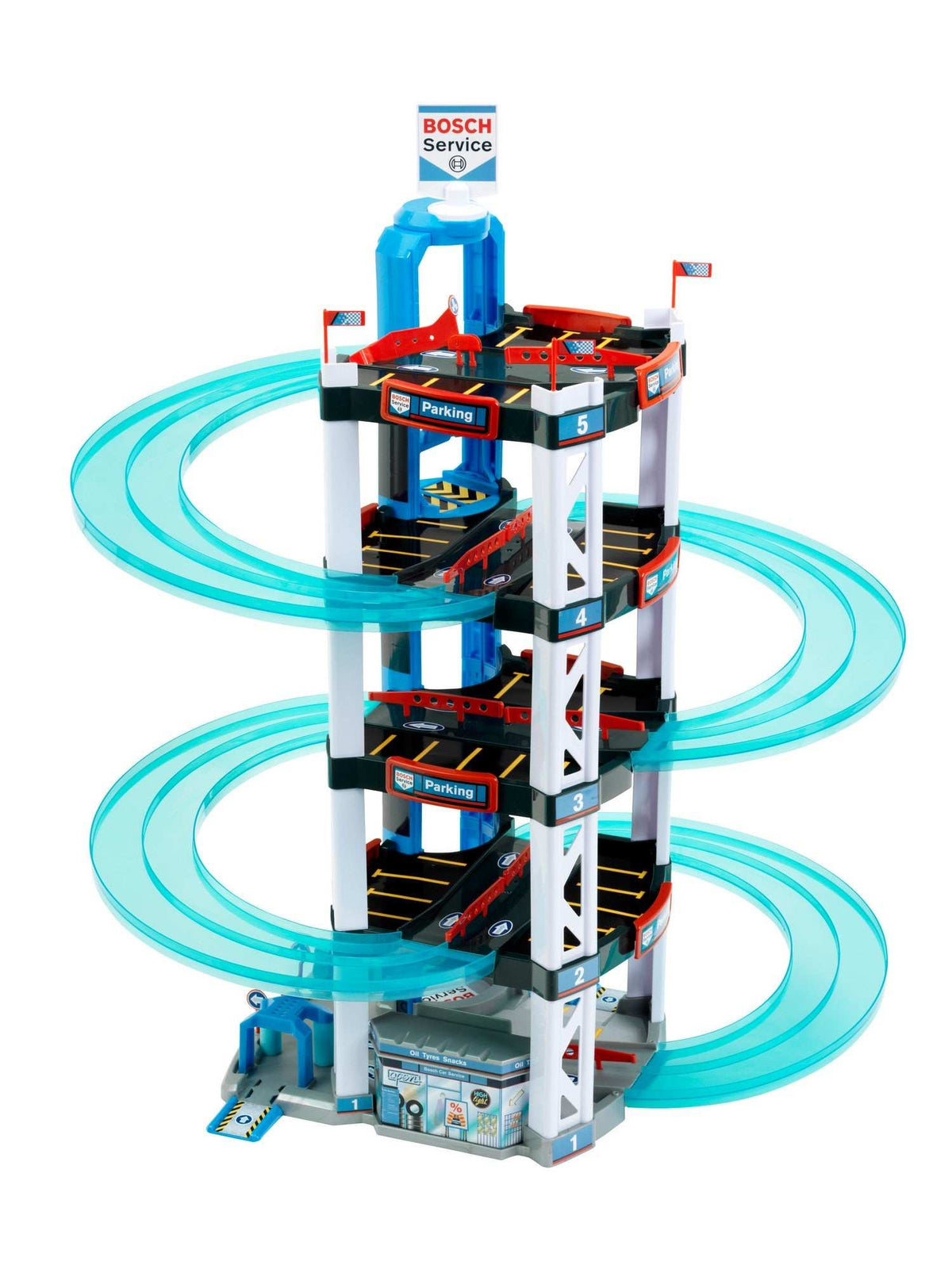 Bosch Car Service Parkhaus mit 5 Ebenen