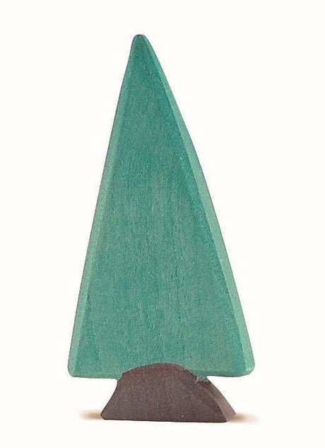 Handgefertigte Ostheimer Holzfigur Tanne aus nachhaltigem Holz, 13 cm hoch, kindersicher und einzigartig