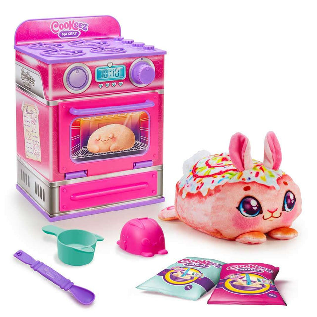 Cookeez Makery pink Spielzeug-Backofen mit Plüschtier und Backzubehör für Kinder ab 5 Jahren