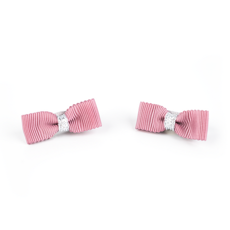 pinkes Haarspangen-Set Mini-Schleife für Kinder mit sicherem Halt und niedlichem Design