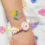 Schmuck basteln Kids - Armband Blumen