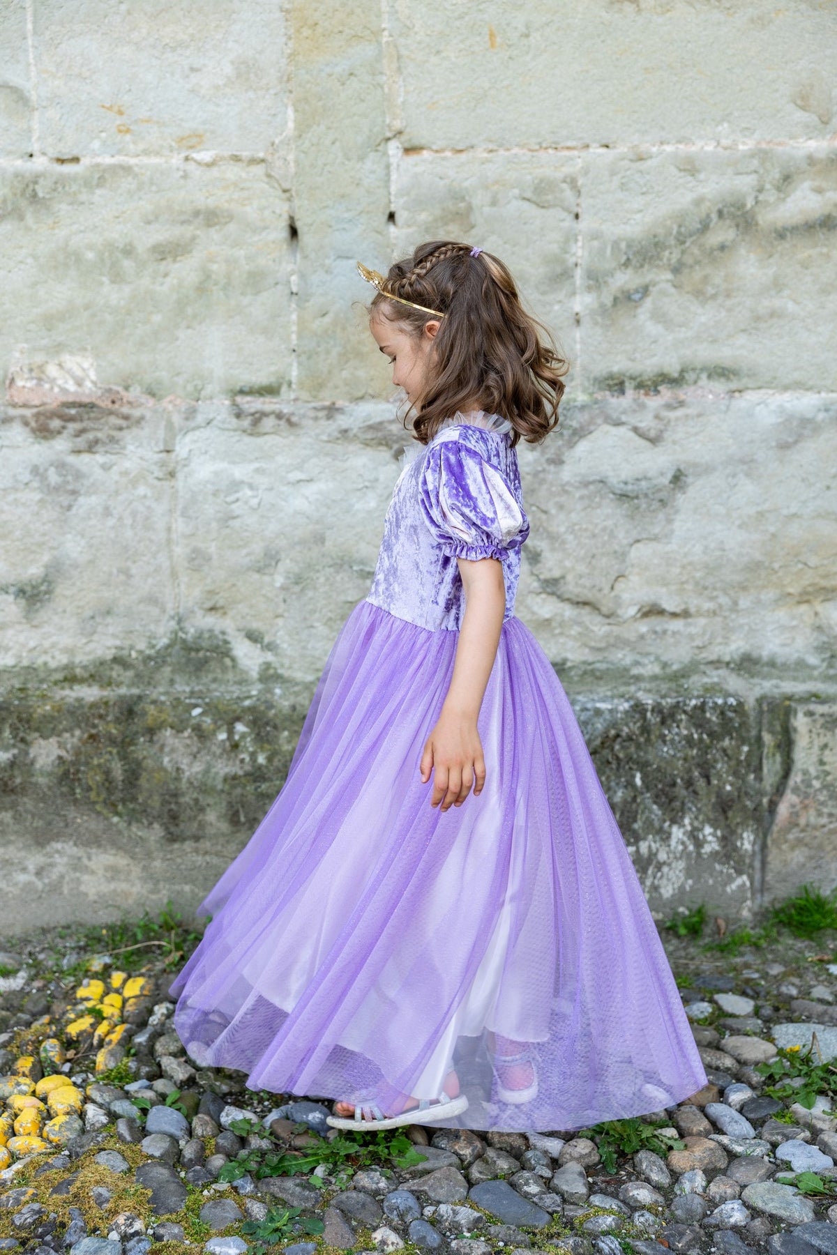 Prinzessinnen Kleid Samtweich 7-8 Jahre