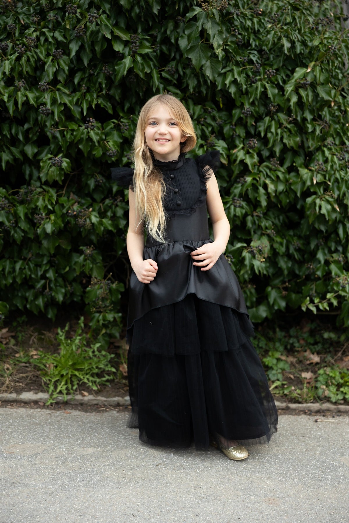Gothic- Schabernack- Hexenkleid 7-8 Jahre