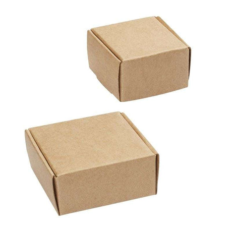 Zwei kleine Wichtel Kartons 4,2-5,5 cm für Mini-Überraschungen zur Weihnachtszeit