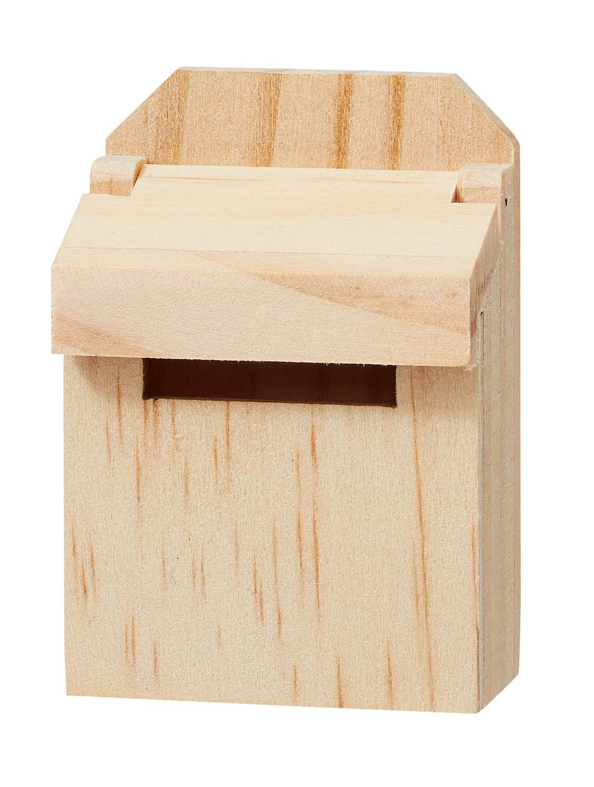 Kleiner Wichtel Briefkasten aus Holz für kindliche Weihnachtskommunikation und kreative Aufgaben