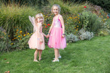 Schmetterlingskleid Pink 5-6 Jahre