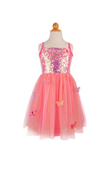 Schmetterlingskleid Pink 3-4 Jahre