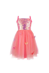 Schmetterlingskleid Pink 3-4 Jahre