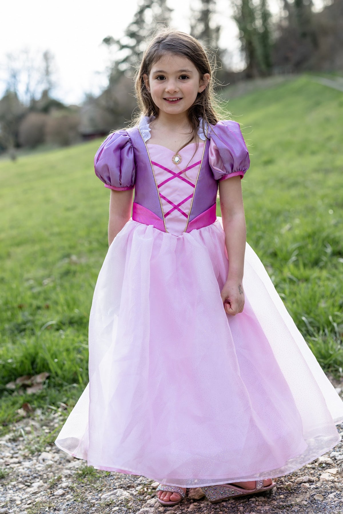 Rapunzel Kleid 7-8 Jahre