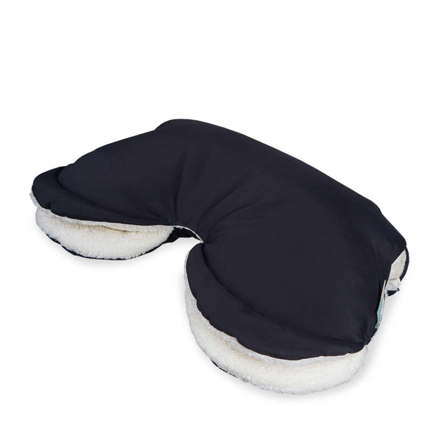 MIRA anthra stroller hand muff with plush lining and zipper closure for warm hands in cold weather